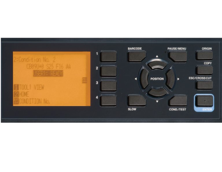 Graphtec FC9000-160 control panel