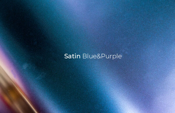 UPPF Satin Blue & Purple Film Swatch