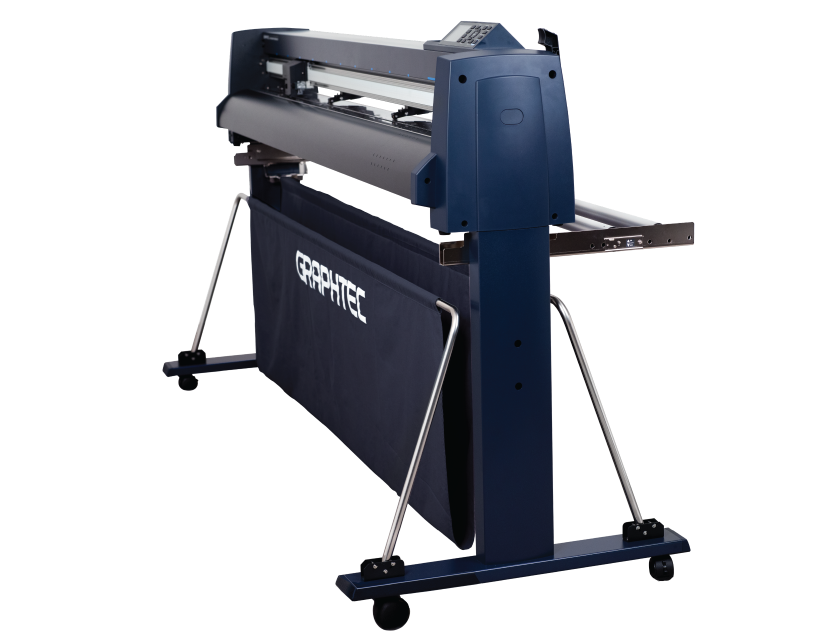 Side view of Graphtec FC9000-160 plotter cutter